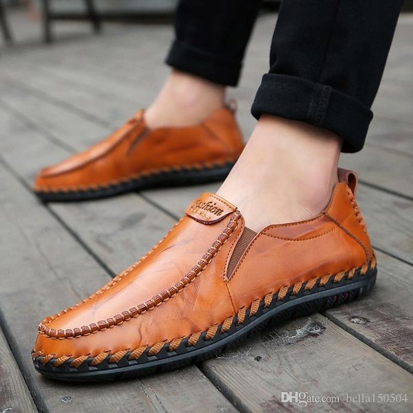 genuine leather male shoes suede loafer official shoes gee mens travel walk shoe casual comfort breath shoes for men tl, Black
genuine leather male shoes suede loafer official shoes gee mens travel walk shoe casual comfort breath shoes for men tl, Black
