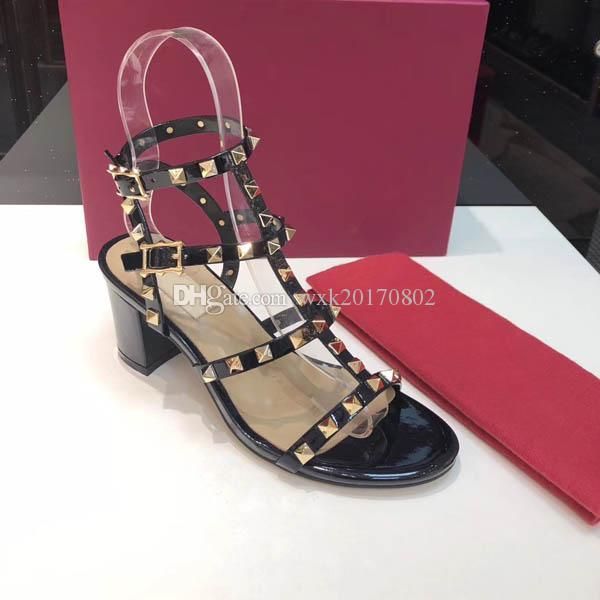2019 luxury design womens slingbacks designer gladiator sandals women rivet shoes red nude extreme high heels pumps 6.5cm heel size34, Black
2019 luxury design womens slingbacks designer gladiator sandals women rivet shoes red nude extreme high heels pumps 6.5cm heel size34, Black