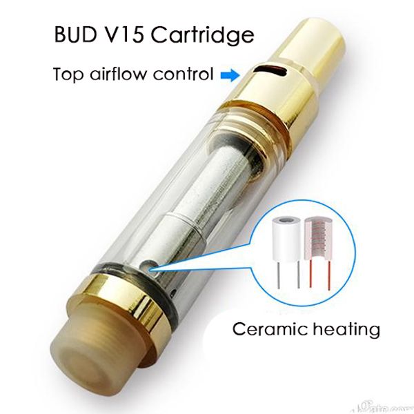 Оригинальный BUD V15 картриджи E Cigarette стекла Форсунка с керамической катушки 0,5 мл 1,0 мл Vape верхней части бака Airflow 4 Впускные отверстия 510 многопоточности
Оригинальный BUD V15 картриджи E Cigarette стекла Форсунка с керамической катушки 0,5 мл 1,0 мл Vape верхней части бака Airflow 4 Впускные отверстия 510 многопоточности