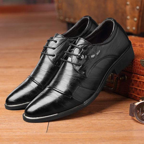 male shoe man business affairs leisure time leather shoes chalaza youth correct dress single shoe england shoes, Black
male shoe man business affairs leisure time leather shoes chalaza youth correct dress single shoe england shoes, Black