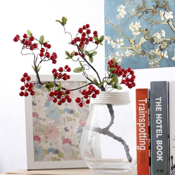 long stem bending artificial berry branch red bacca fruit berries fake flowers for home garden fall decorations faux plant
long stem bending artificial berry branch red bacca fruit berries fake flowers for home garden fall decorations faux plant