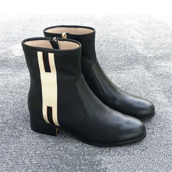women designer stripe leather boots black bonny webbing trimmed leather chelse boots leather sole zipper on the side with box us11
women designer stripe leather boots black bonny webbing trimmed leather chelse boots leather sole zipper on the side with box us11
