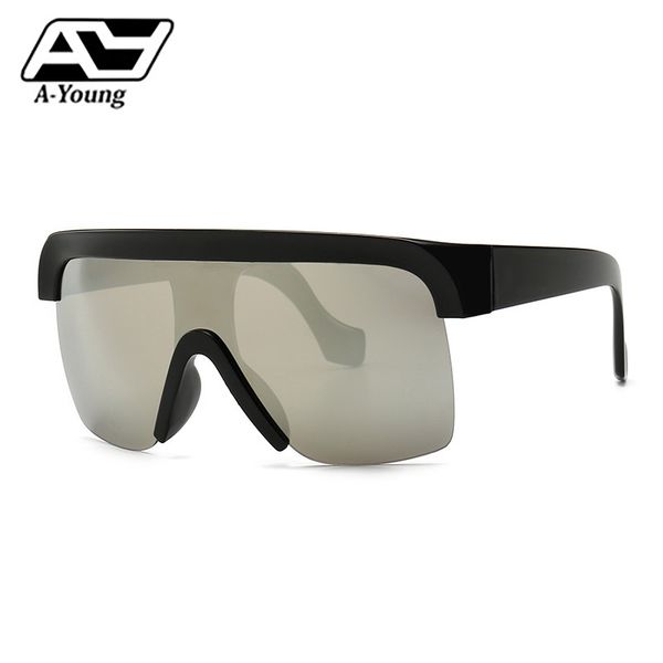ay-zhang fashion sunglasses for women men 7 colors big frame modern shades brand design trendy square eyewear uv400, White;black
ay-zhang fashion sunglasses for women men 7 colors big frame modern shades brand design trendy square eyewear uv400, White;black