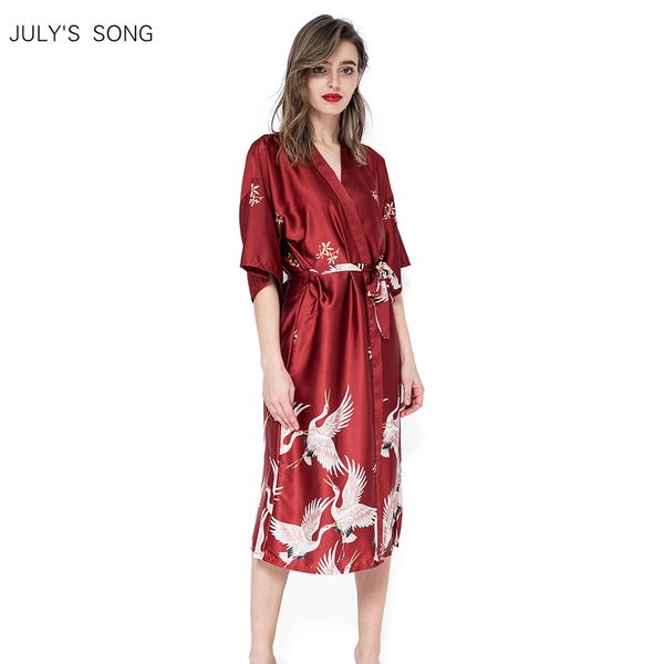 july's song large size satin night robe lace bathrobe perfect wedding bride bridesmaid sleepwear robes toweled bathrobe, Black;red
july's song large size satin night robe lace bathrobe perfect wedding bride bridesmaid sleepwear robes toweled bathrobe, Black;red