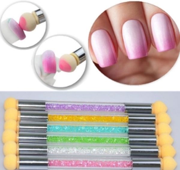 50pcs/lot double head rhinestone nail art sponge brush gel polish gradient painting dotting shading dual end nail tool set, Silver
50pcs/lot double head rhinestone nail art sponge brush gel polish gradient painting dotting shading dual end nail tool set, Silver