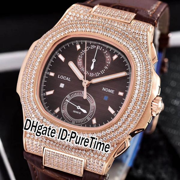 new 5990 rose gold diamond case brown texture dial miyota quartz chronograph mens watch brown leather watches satch pb309d4, Slivery;brown
new 5990 rose gold diamond case brown texture dial miyota quartz chronograph mens watch brown leather watches satch pb309d4, Slivery;brown