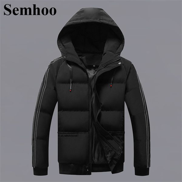 new arrival men's winter coats 2019 casual hooded thickening warm cotton coat simple fashion wild working coat mens plus size, Black
new arrival men's winter coats 2019 casual hooded thickening warm cotton coat simple fashion wild working coat mens plus size, Black