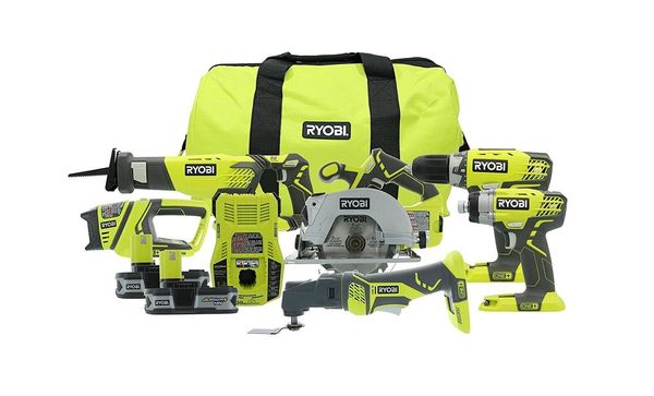 Ryobi P884 Один + Комбинация литий-ионная аккумуляторная 6 инструментов Окончательный Combo Set
Ryobi P884 Один + Комбинация литий-ионная аккумуляторная 6 инструментов Окончательный Combo Set