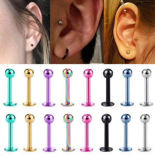 trendy round anti allergy labret ear bone nails barbell lip nails stainless steel tongue pin button rings body piercing jewelry puncture, Black
trendy round anti allergy labret ear bone nails barbell lip nails stainless steel tongue pin button rings body piercing jewelry puncture, Black
