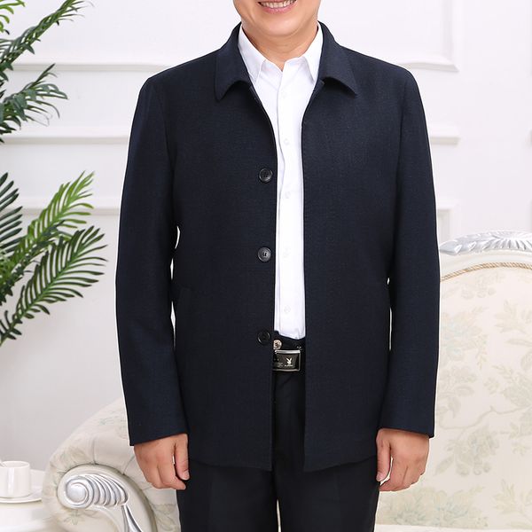 men's casual jacket fashion men coats solid male jackets overcoat three color choices, Black;brown
men's casual jacket fashion men coats solid male jackets overcoat three color choices, Black;brown