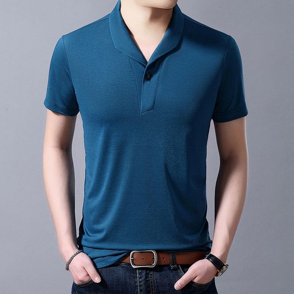 2020 new men's short-sleeved t-shirt korean version of casual v-neck t-shirt solid color short-sleeve pullover t-shirt fashion wild, White;black
2020 new men's short-sleeved t-shirt korean version of casual v-neck t-shirt solid color short-sleeve pullover t-shirt fashion wild, White;black