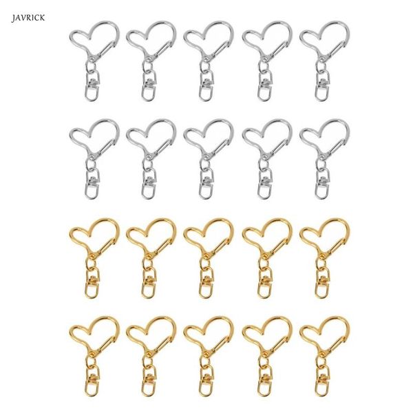 10pcs diy metal heart keychain classic key ring chain clips swivel lobster clasp snap hook jewelry findings, Silver
10pcs diy metal heart keychain classic key ring chain clips swivel lobster clasp snap hook jewelry findings, Silver