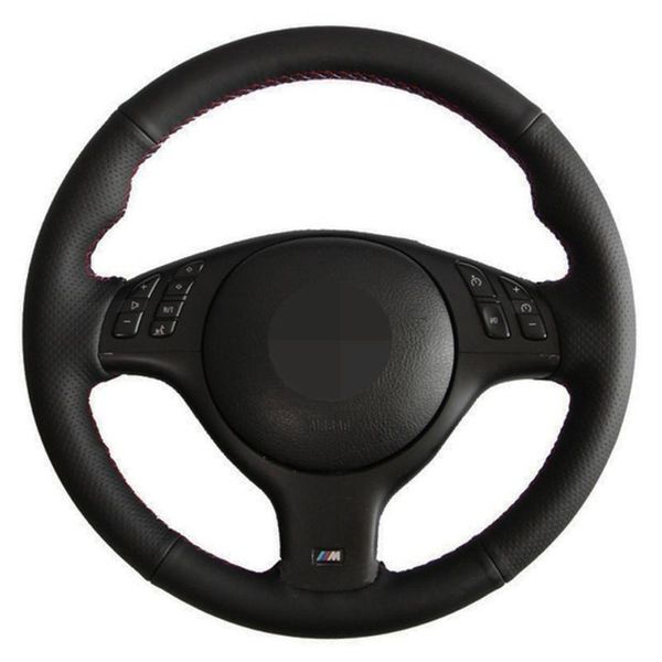 black car steering wheel cover hand-stitched artificial leather for e46 e39 330i 540i 525i 530i 330ci m3 2001-2003
black car steering wheel cover hand-stitched artificial leather for e46 e39 330i 540i 525i 530i 330ci m3 2001-2003