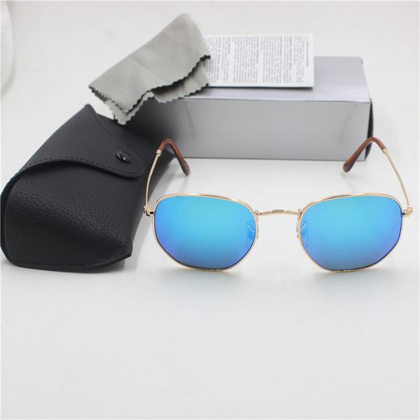 wholesale- 1pcs new fashion retro designer brand sunglasses gold frame black glass lens uv400 protection sunglasses black case, White;black
wholesale- 1pcs new fashion retro designer brand sunglasses gold frame black glass lens uv400 protection sunglasses black case, White;black