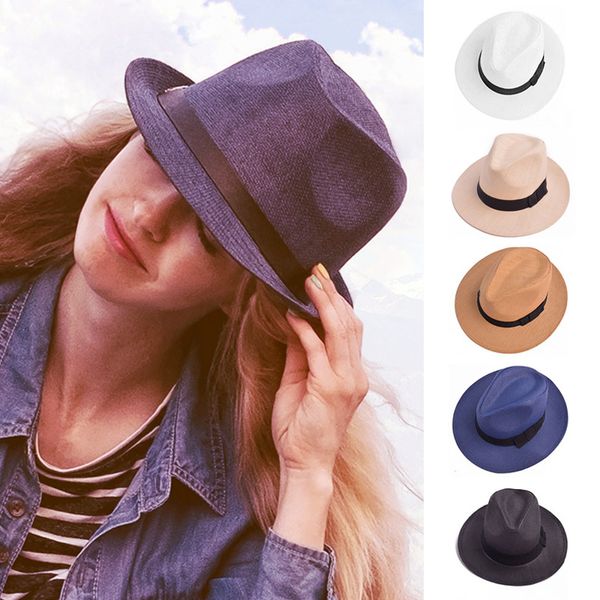 women summer hats straw sun hats jazz hat girls summer beach hats chapeau femme sombreros mujer verano chapeu feminino, Blue;gray
women summer hats straw sun hats jazz hat girls summer beach hats chapeau femme sombreros mujer verano chapeu feminino, Blue;gray