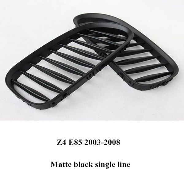 1 pair glossy/ matte black car front grill for b-m-w z4 e85 2003-2008 abs car exterior kidney mesh grille
1 pair glossy/ matte black car front grill for b-m-w z4 e85 2003-2008 abs car exterior kidney mesh grille