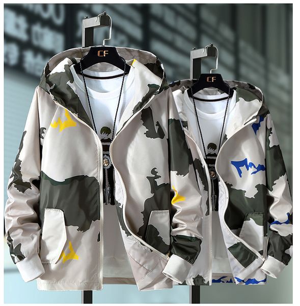 spring autumn mens windbreaker jacket print street couple jacket coat outwear, Black;brown
spring autumn mens windbreaker jacket print street couple jacket coat outwear, Black;brown