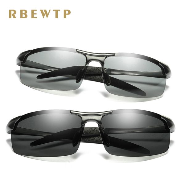 rbewtp polarized pchromic sunglasses men aluminum magnesium frame hd lens driving day and night vision goggles sun glasses, White;black
rbewtp polarized pchromic sunglasses men aluminum magnesium frame hd lens driving day and night vision goggles sun glasses, White;black