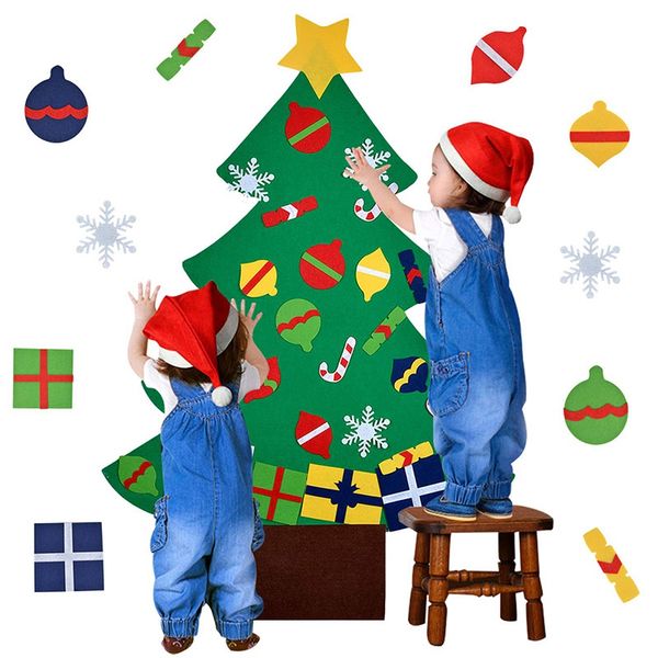 51 piece felt christmas tree decoration, detachable glitter ornaments, reusable and easy to hang and decorate, perfect for kids
51 piece felt christmas tree decoration, detachable glitter ornaments, reusable and easy to hang and decorate, perfect for kids