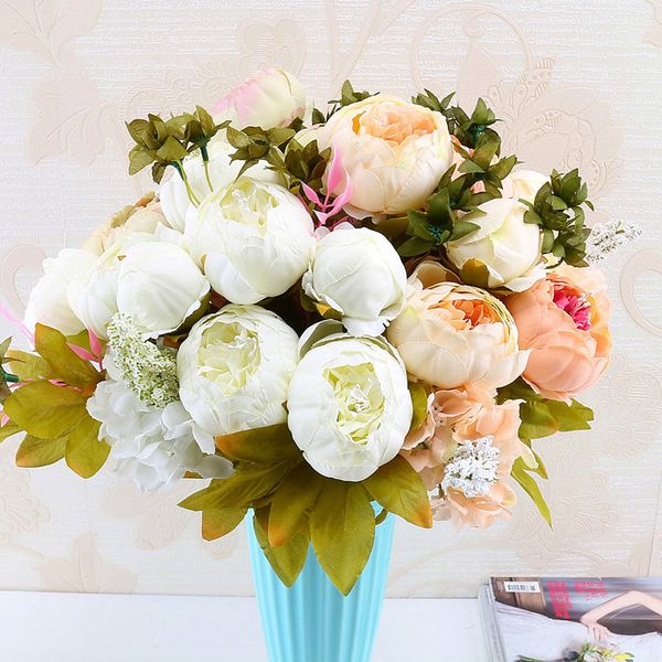 hight quality silk flower european 1 bouquet artificial flowers fall vivid rose green leaf wedding home party decoration
hight quality silk flower european 1 bouquet artificial flowers fall vivid rose green leaf wedding home party decoration