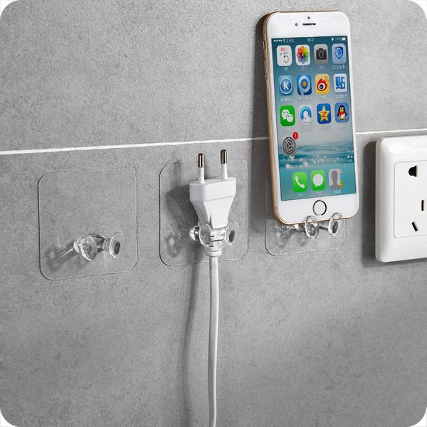 3pcs/pack transparent home office wall powerful adhesive plastic power plug socket holder hanger wall storage hook high quality
3pcs/pack transparent home office wall powerful adhesive plastic power plug socket holder hanger wall storage hook high quality