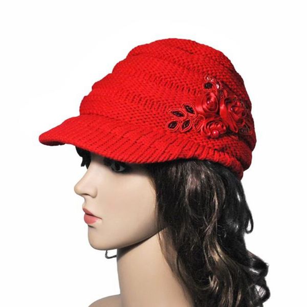 fashion winter women woolen yarn plain weave knitting sequins flower visor hat, Blue;gray
fashion winter women woolen yarn plain weave knitting sequins flower visor hat, Blue;gray