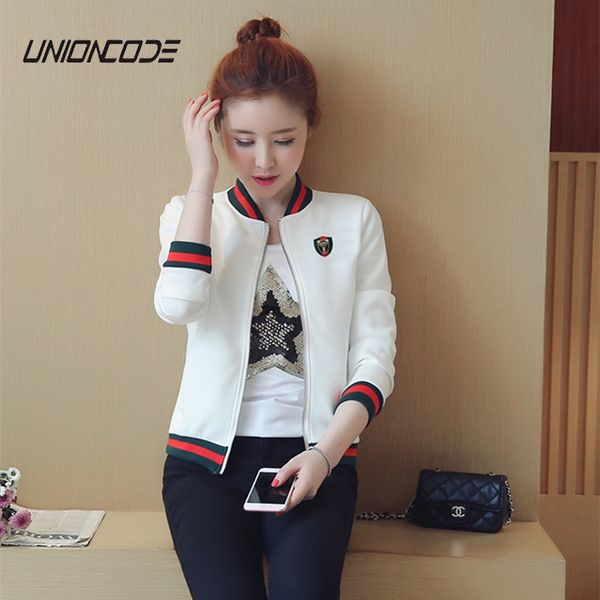 2017 fashion womens long sleeve slim baseball uniform outerwear bomber jacket baseball jacket yq97, Black;brown
2017 fashion womens long sleeve slim baseball uniform outerwear bomber jacket baseball jacket yq97, Black;brown