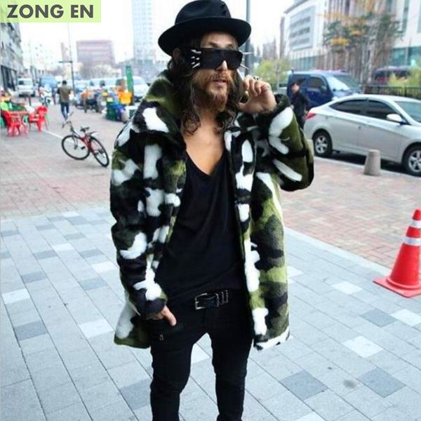 nice tide fashion men's faux fur coat camouflage warm warm jacket mens winter leather jackets lapel outdoors windbreaker, Black
nice tide fashion men's faux fur coat camouflage warm warm jacket mens winter leather jackets lapel outdoors windbreaker, Black