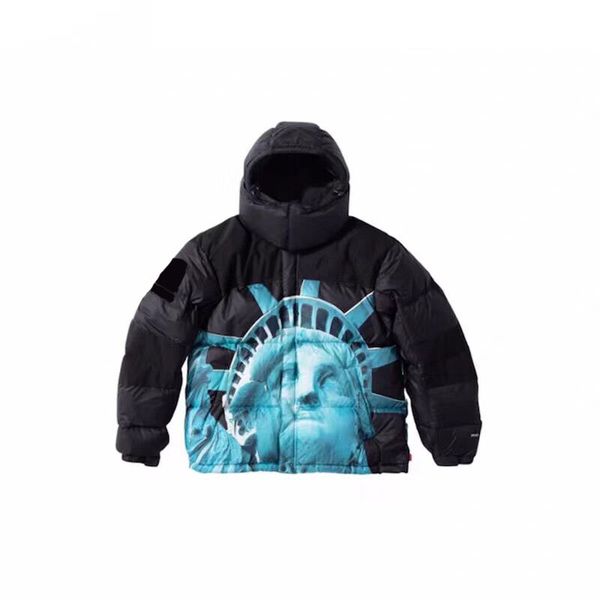2019fw bogo collaboration white duck down jackets coats men women statue of liberty oversized thick winter jacket outwear, Black
2019fw bogo collaboration white duck down jackets coats men women statue of liberty oversized thick winter jacket outwear, Black