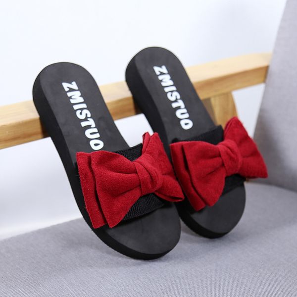2019 slippers women summer bow summer sandals slipper indoor outdoor flip-flops beach shoes female shoes chaussons femme #by30, Black
2019 slippers women summer bow summer sandals slipper indoor outdoor flip-flops beach shoes female shoes chaussons femme #by30, Black
