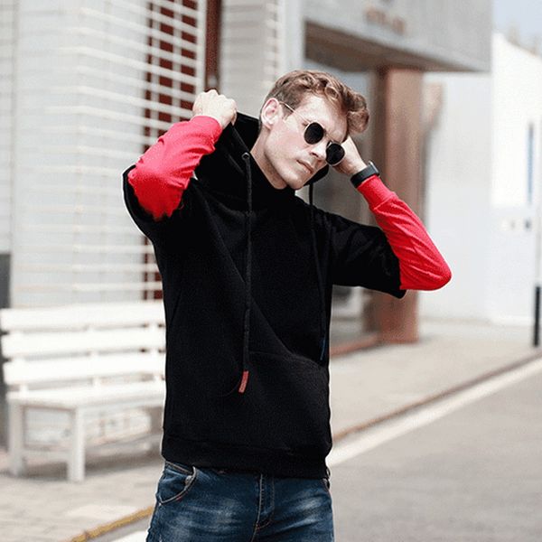 net red sweater hip-hop trend japan and south korea fake two-piece pullover color matching high-quality top, White;black
net red sweater hip-hop trend japan and south korea fake two-piece pullover color matching high-quality top, White;black