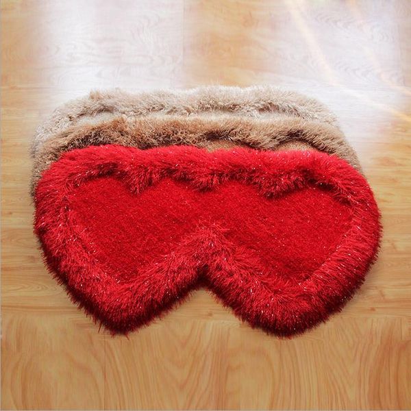 home wedding super thick carpet bedding room living room tea table mats silk double heart carpet mat romantic wedding products
home wedding super thick carpet bedding room living room tea table mats silk double heart carpet mat romantic wedding products