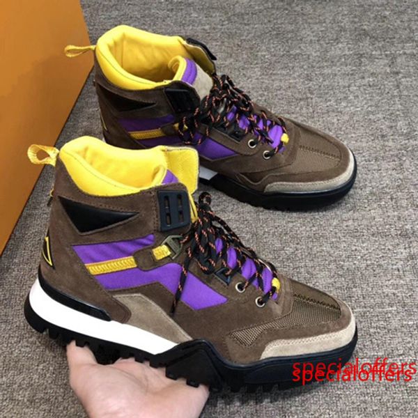 hiking ankle boot luxury designer mens high sneakers suede calf leather trekking boots classic mountain climbing shoes boots, Black
hiking ankle boot luxury designer mens high sneakers suede calf leather trekking boots classic mountain climbing shoes boots, Black
