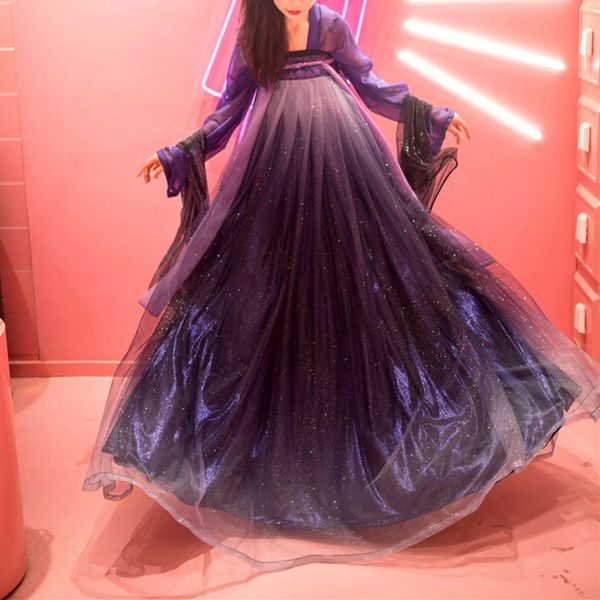 girls hanfu chinese dress child traditional chinese clothing purple star hanfu dress kids costumes princess dresses dqs1423, Black;red
girls hanfu chinese dress child traditional chinese clothing purple star hanfu dress kids costumes princess dresses dqs1423, Black;red