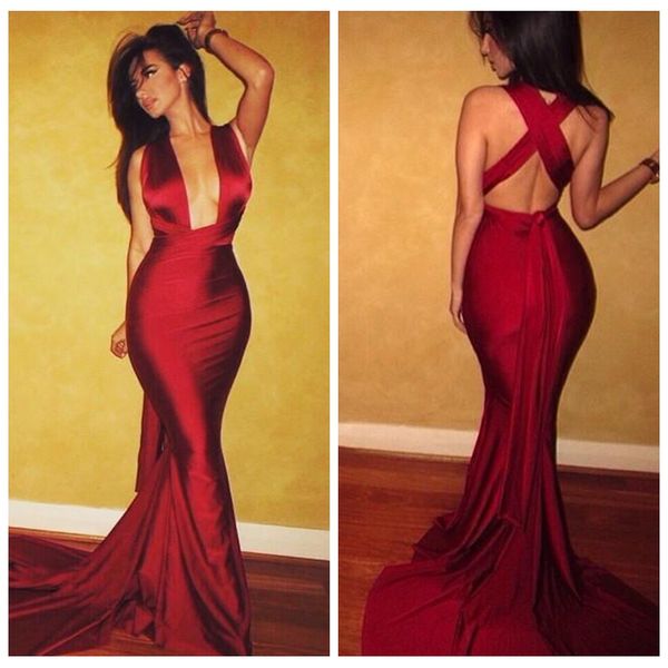 2019 spaghetti mermaid slim prom dresses criss cross back sweep train long special occasion party gowns simple vestidos de festa custom, Black
2019 spaghetti mermaid slim prom dresses criss cross back sweep train long special occasion party gowns simple vestidos de festa custom, Black