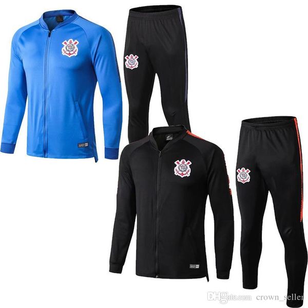 2019 corinthians club new arrivals mens long sleeves zipper jacket spring sportswear for male brand windbreaker jacket set with pants, Black
2019 corinthians club new arrivals mens long sleeves zipper jacket spring sportswear for male brand windbreaker jacket set with pants, Black