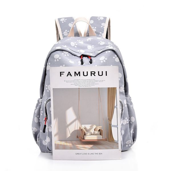 canvas backpack 100% cotton cute cartoon school bag for teenage girls fresh large capacity leisure or travel bag for women
canvas backpack 100% cotton cute cartoon school bag for teenage girls fresh large capacity leisure or travel bag for women