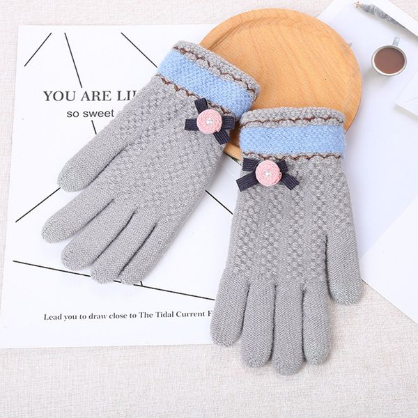 women winter gloves bow-knot riding screen gloves soft jacquard plus velvet thick warm guantes invierno luvas de inverno, Blue;gray
women winter gloves bow-knot riding screen gloves soft jacquard plus velvet thick warm guantes invierno luvas de inverno, Blue;gray