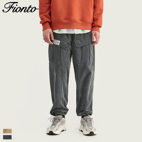 fionto 2019 autumn and winter new street fashion personality wild retro solid color men's corduroy casual pants, Black
fionto 2019 autumn and winter new street fashion personality wild retro solid color men's corduroy casual pants, Black