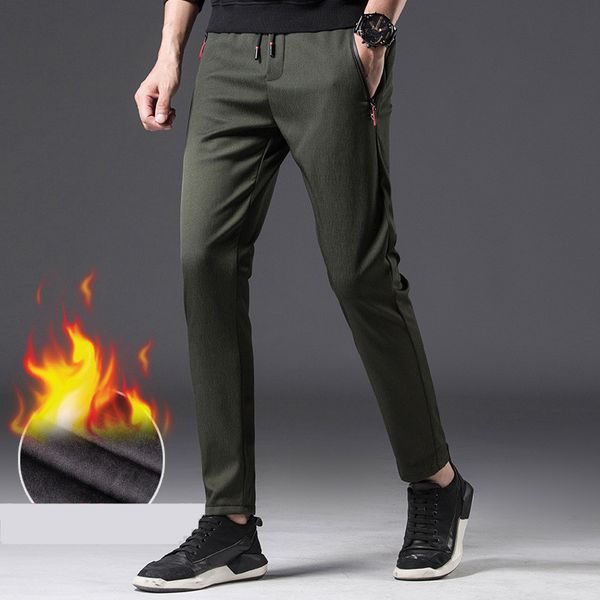 mrmt 2019 brand autumn winter new men's leisure trousers velvet warm pants for male fashion straight leg trouser, Black
mrmt 2019 brand autumn winter new men's leisure trousers velvet warm pants for male fashion straight leg trouser, Black