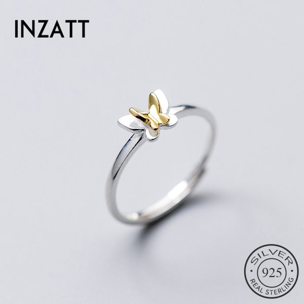 inzanew adjustable real 925 sterling silver ring cute colorful butterfly romantic women fine jewelry for girls kids lady gift, Golden;silver
inzanew adjustable real 925 sterling silver ring cute colorful butterfly romantic women fine jewelry for girls kids lady gift, Golden;silver