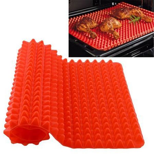 new dining & bar creative useful pyramid pan silicone non stick fat reducing mat microwave oven baking tray sheet kitchen tool
new dining & bar creative useful pyramid pan silicone non stick fat reducing mat microwave oven baking tray sheet kitchen tool