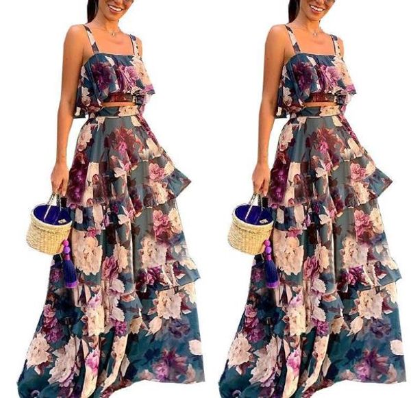 floral printed womens designer dresses fashion sashes sleeveless dresses set elegant womens two piece outfits, White
floral printed womens designer dresses fashion sashes sleeveless dresses set elegant womens two piece outfits, White