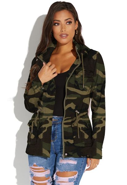 женская весна камуфляж печатается с длинным рукавом куртки мода zip hoodie талии кардиган famale одежда, Black;brown
женская весна камуфляж печатается с длинным рукавом куртки мода zip hoodie талии кардиган famale одежда, Black;brown