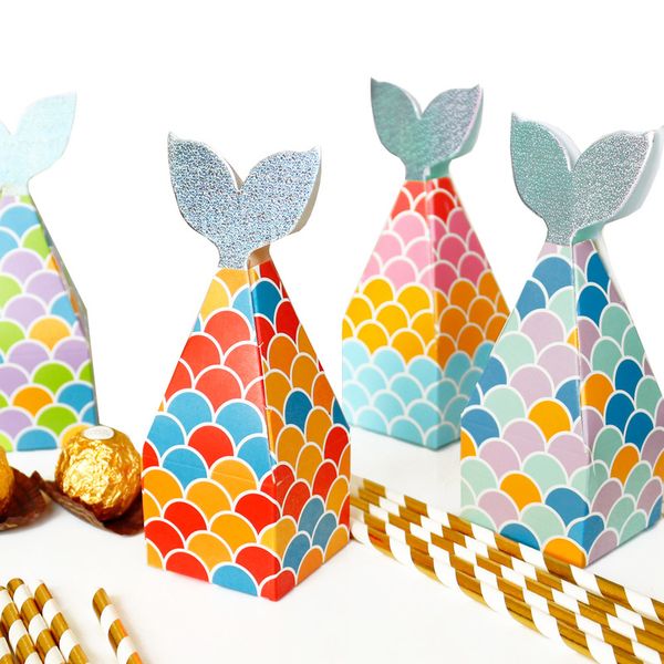 10pcs mermaid candy box creative wedding gift box chocolate cookie bag birthday party decorations diy paper bags
10pcs mermaid candy box creative wedding gift box chocolate cookie bag birthday party decorations diy paper bags
