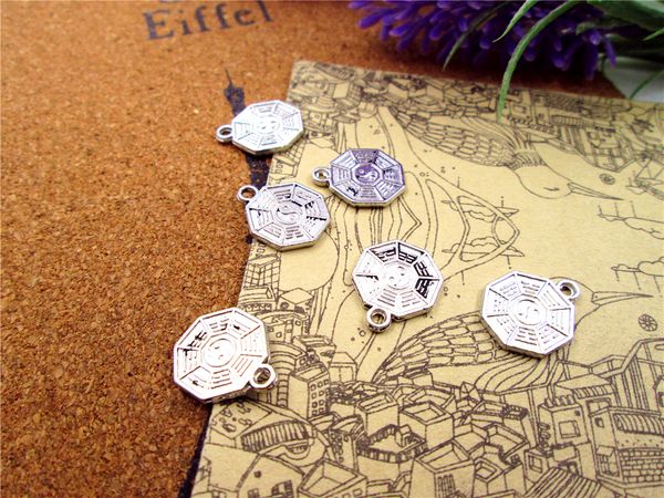 90pcs amulet charms antiqued silver tone tai ba gua feng shui coins charm pendants 16x13mm, Bronze;silver
90pcs amulet charms antiqued silver tone tai ba gua feng shui coins charm pendants 16x13mm, Bronze;silver
