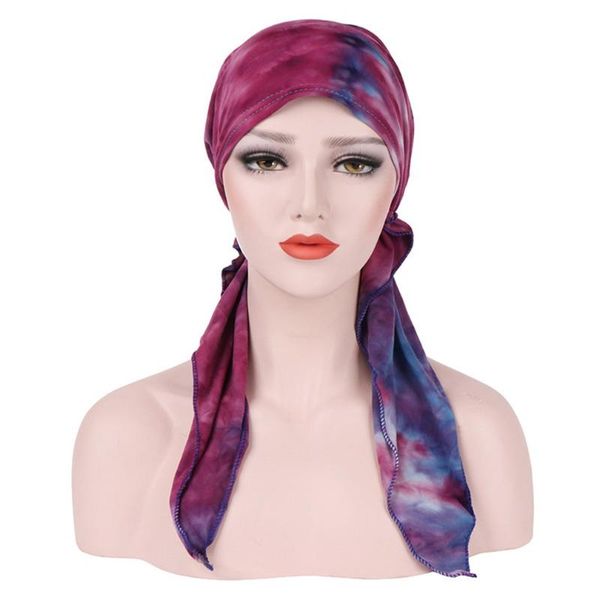 new tie-dyed curved hat flower silk woman muslim baotou cap european and american fashion accessories hat caps skullies hats, Blue;gray
new tie-dyed curved hat flower silk woman muslim baotou cap european and american fashion accessories hat caps skullies hats, Blue;gray