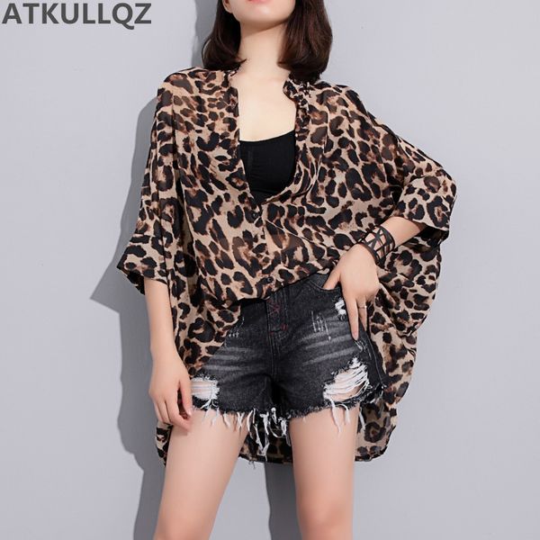 quality new summer thin leopard shirt female large size fat mm loose chiffon shirt 2020 girl street clothes, White
quality new summer thin leopard shirt female large size fat mm loose chiffon shirt 2020 girl street clothes, White
