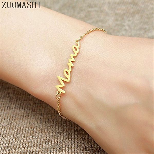 new fashion "mama" charm bracelet stainless steel mama chain link bracelet mother jewelry mama gift mother's day gift new mom, Black
new fashion "mama" charm bracelet stainless steel mama chain link bracelet mother jewelry mama gift mother's day gift new mom, Black