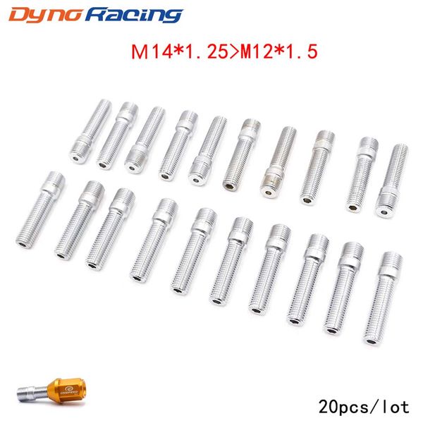 20pcs m14*1.25 to m12*1.5 new racing car wheel stud conversion tall lug bolts to studs 58mm tt101108
20pcs m14*1.25 to m12*1.5 new racing car wheel stud conversion tall lug bolts to studs 58mm tt101108